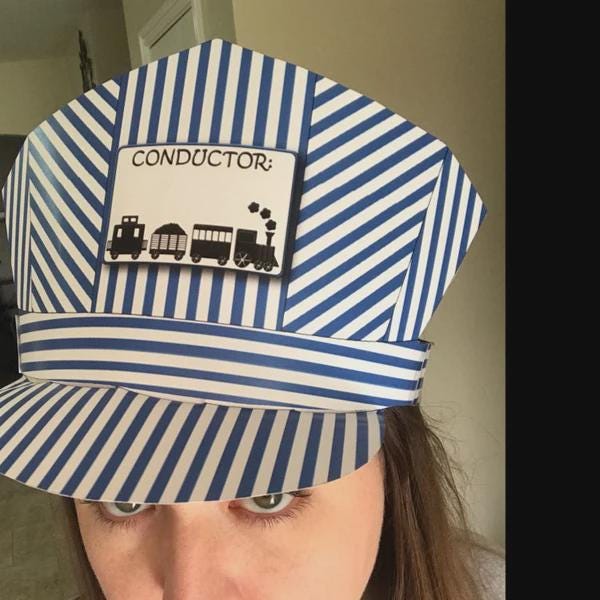 Printable Train Conductor Hat – Community Helper Dramatic Play for Preschool & Kindergarten