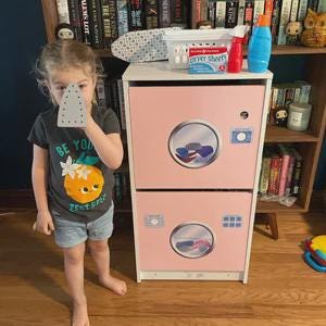 DIY Laundry Playhouse Decals