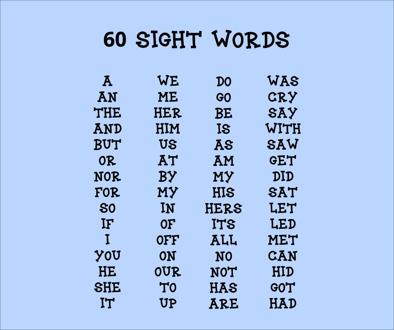 Sight Word Go Fish Game 4 Set Bundle