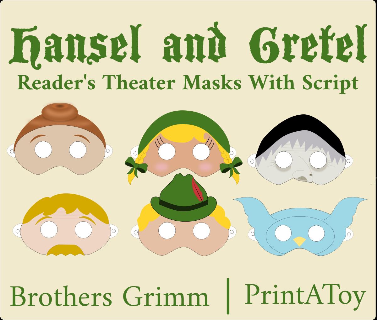 Hansel and Gretel Masks