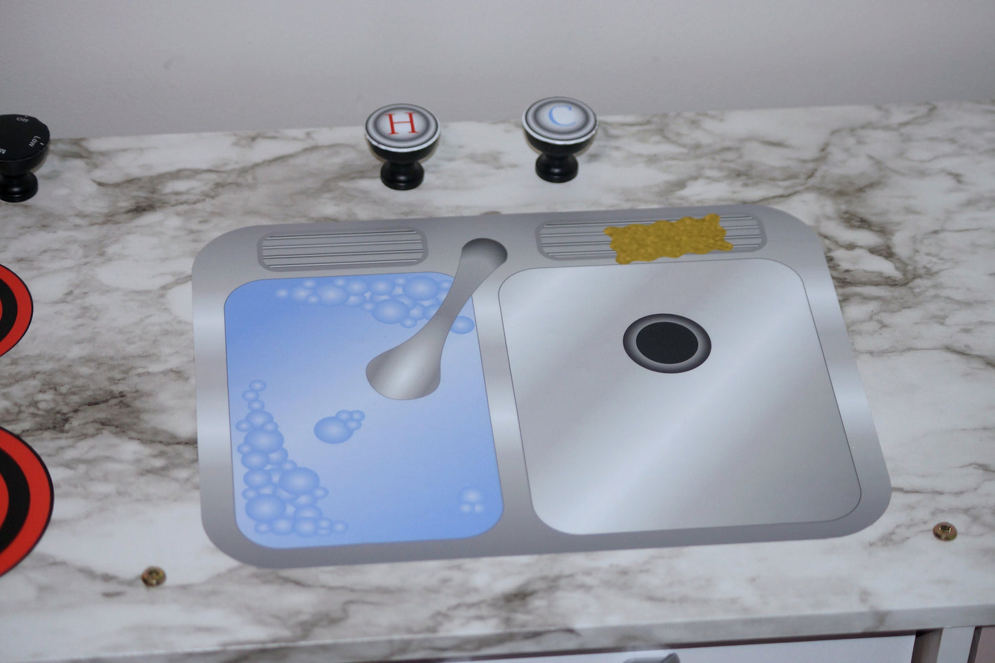 Sink Play Kitchen Vinyl Decal