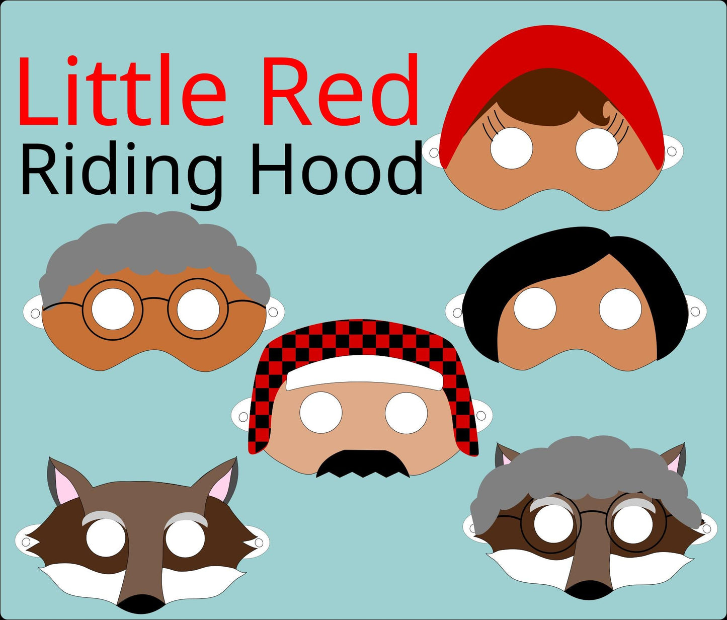Little Red Riding Hood Reader’s Theater Script with Printable Masks
