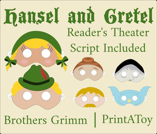 Hansel and Gretel Masks