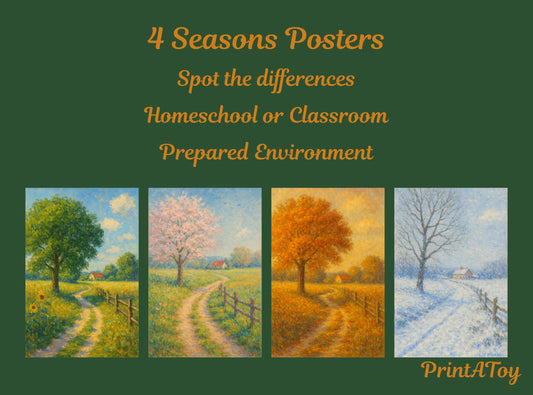 Four Seasons Poster Set