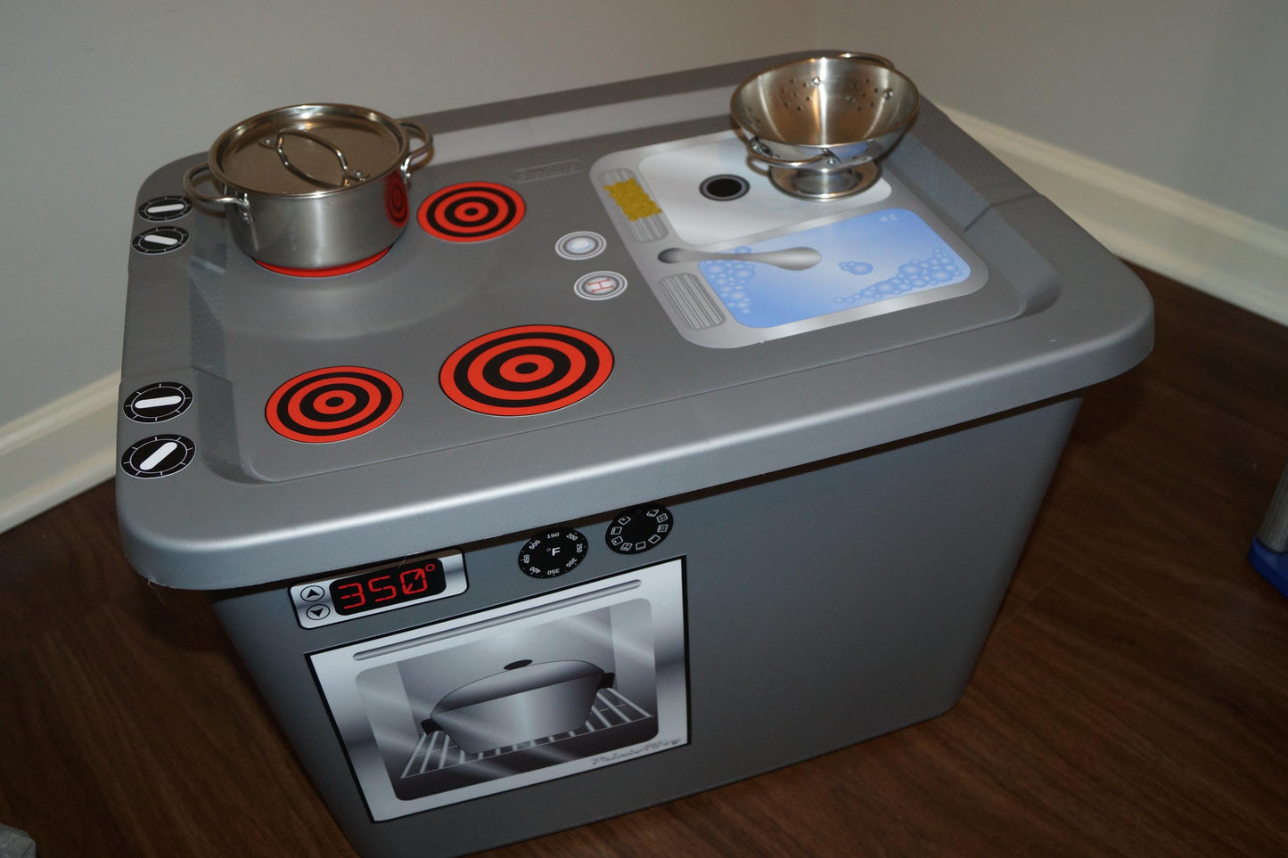 Printable Sink Decal For DIY Play Kitchens