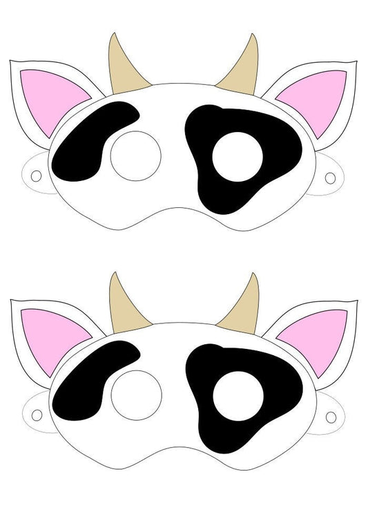 Cow Mask Printable File