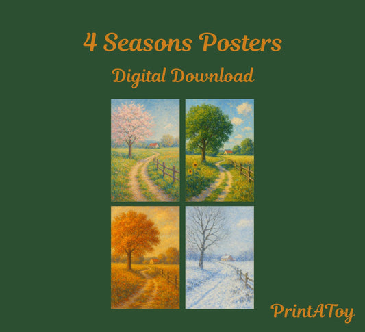 Four Seasons Poster Set