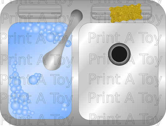 Printable Sink Decal For DIY Play Kitchens
