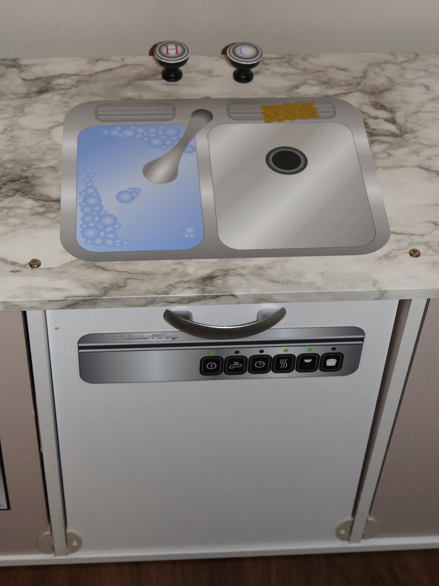 Sink Play Kitchen Vinyl Decal