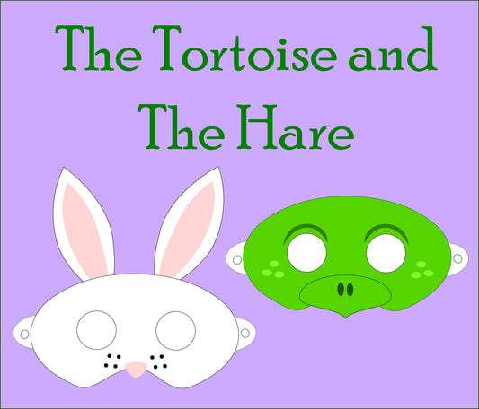 Tortoise and The Hare Reader's Theater Printable Masks