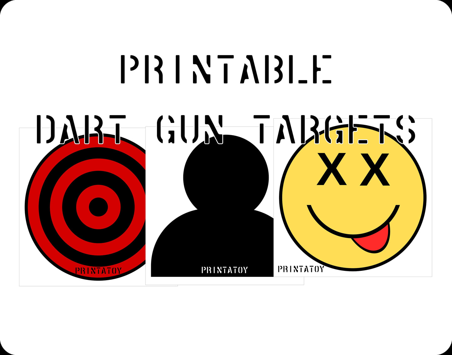 Foam Dart Blaster Targets