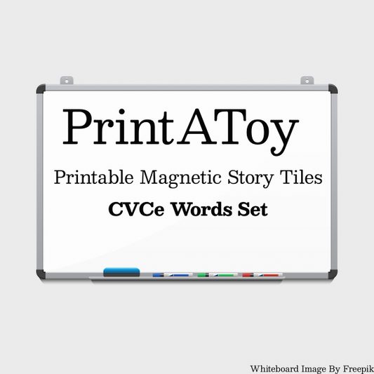 Printable Magnetic Story/Poetry Tiles CVCe (Bossy E) Word Set