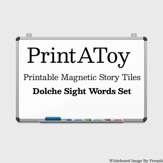 Printable Magnetic Story/Poetry Tiles Dolch Sight Word Set By PrintAToy