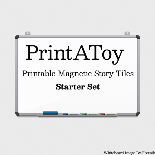 Printable Magnetic Story/Poetry Tiles Starter Set By PrintAToy