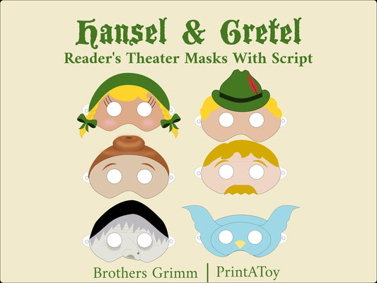 Hansel and Gretel Masks