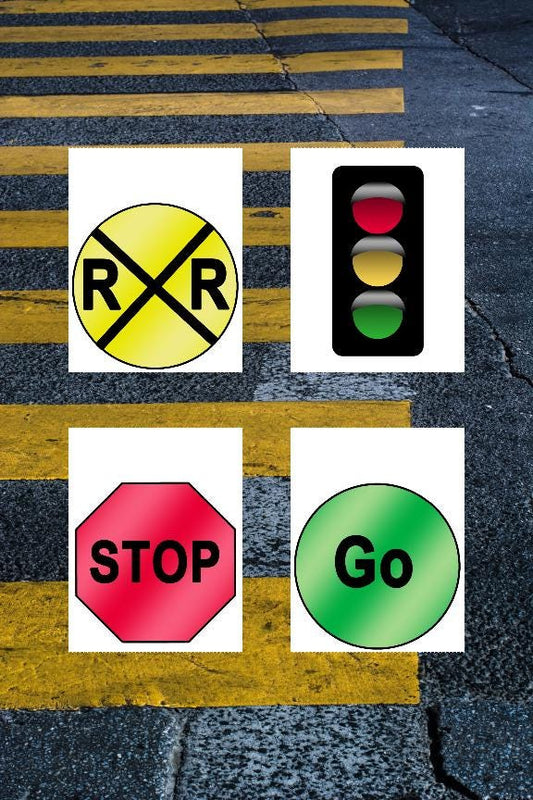 Printable Road Signs, 4 Posters