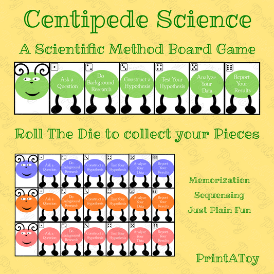 Centepede Science - A Scientific Method Board Game