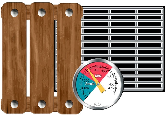 Gas Grill Decal Set