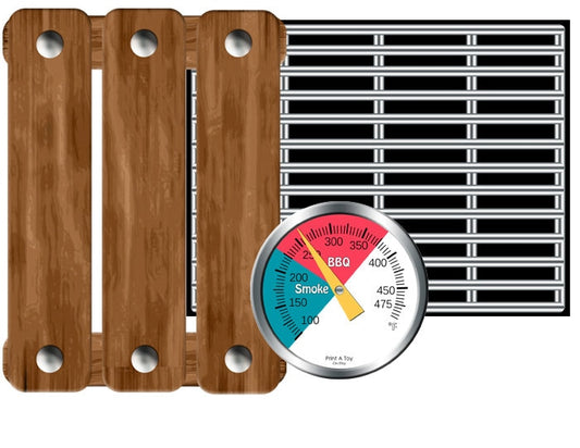 Gas Grill Decal Set