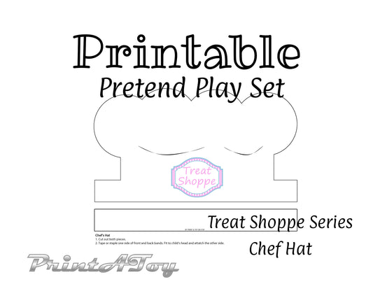 Chef’s Hat Printable - Treat Shoppe