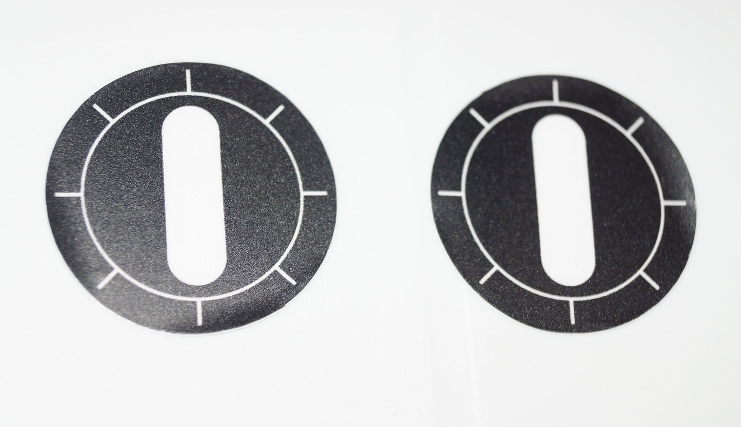 Play Kitchen Dials Vinyl Decals
