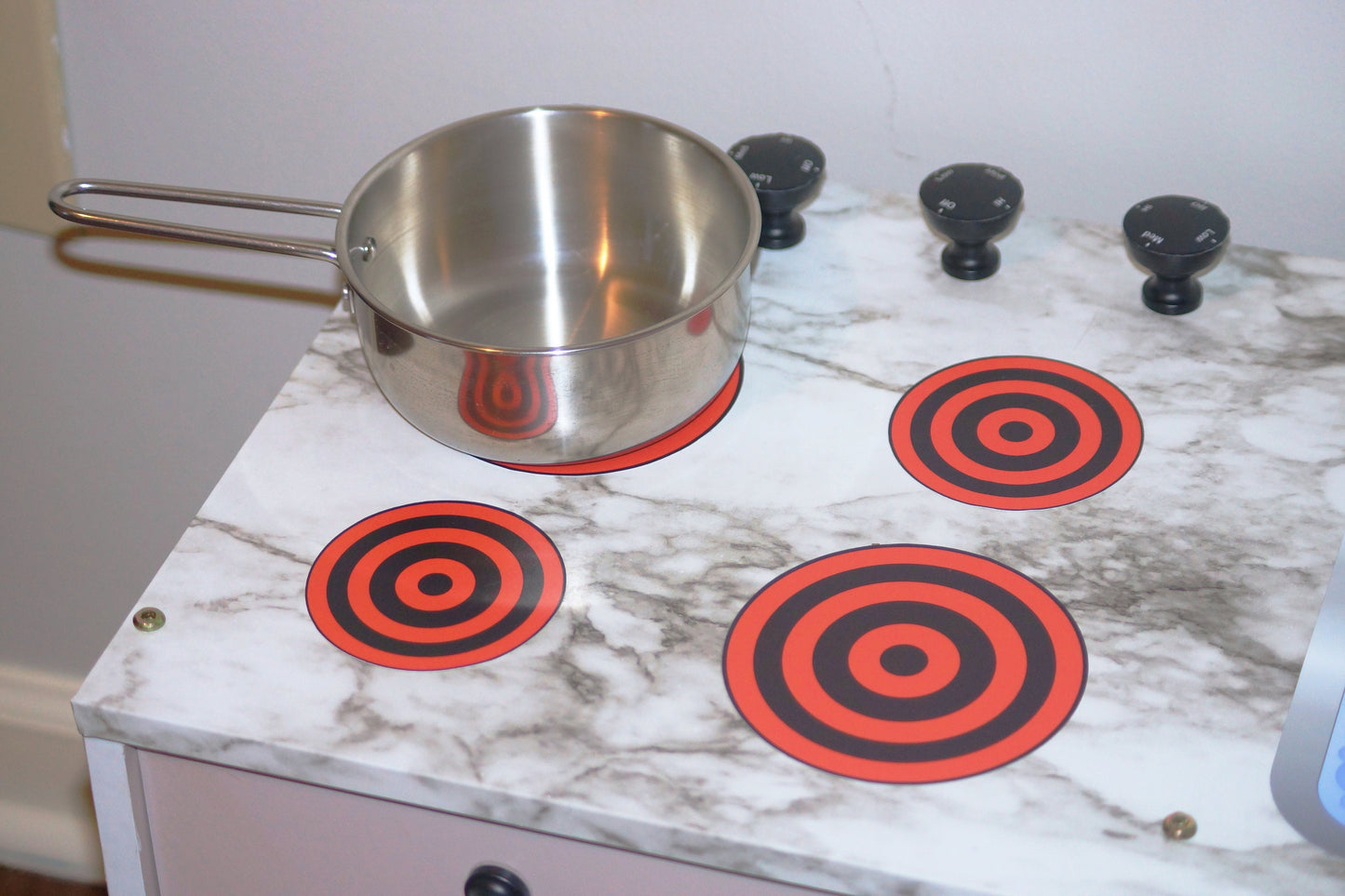 Vinyl Stove Play Kitchen Decals