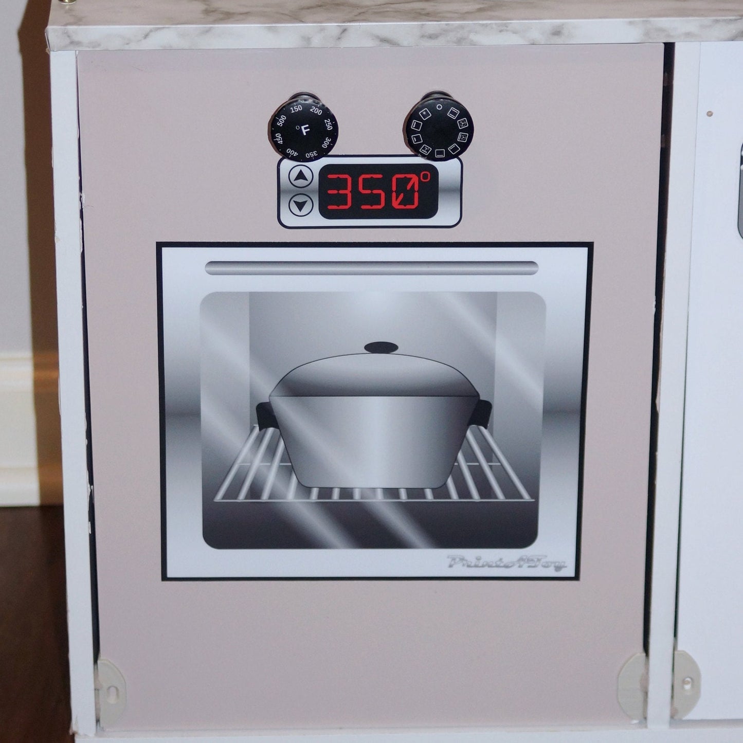 Gas Stove Play Kitchen Decals Bundle
